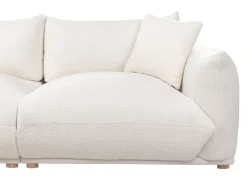 Sofasæt 5 personers LUVOS Boucle Cremehvid