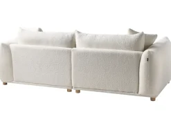 Sofasæt 5 personers LUVOS Boucle Cremehvid