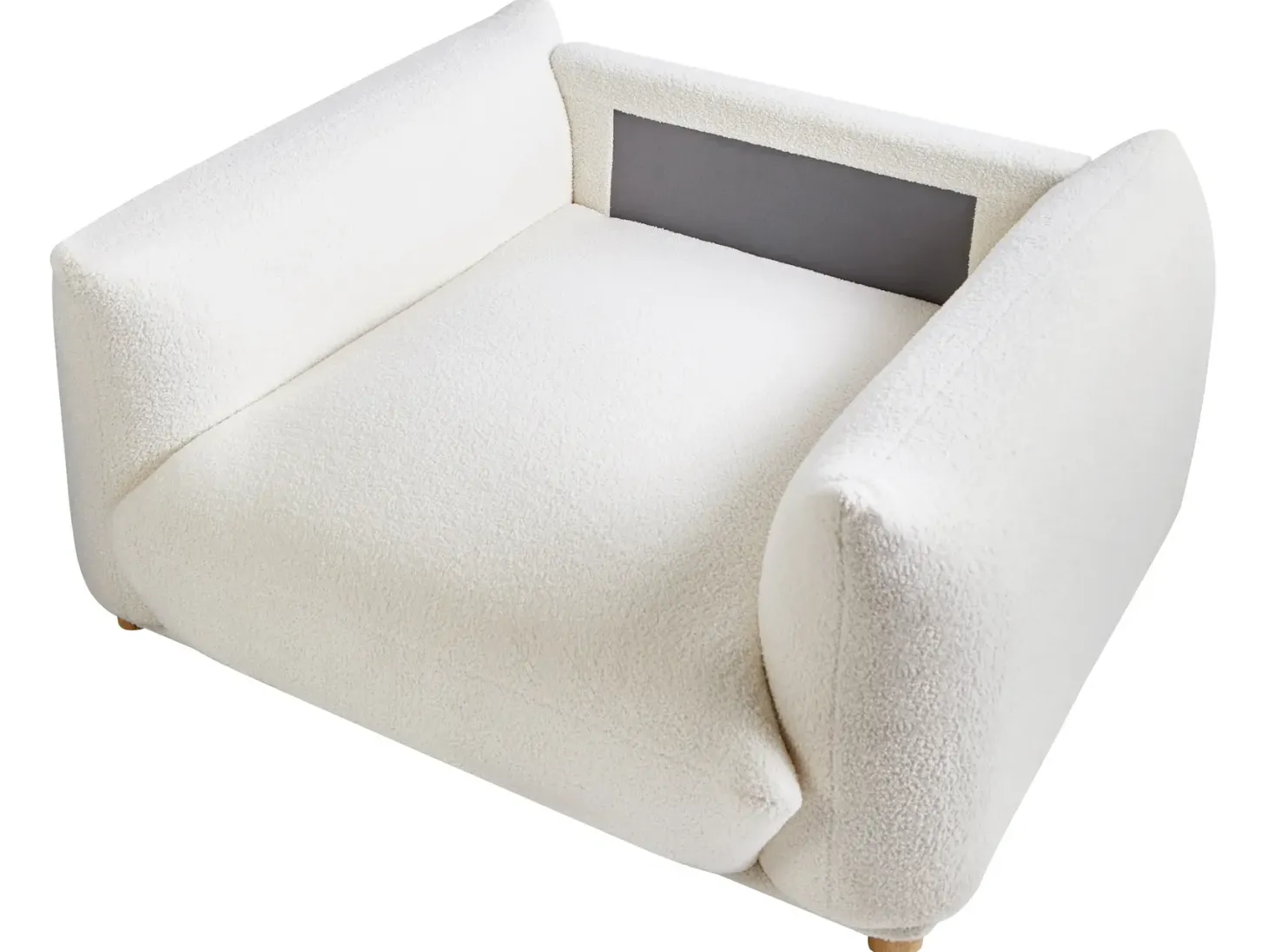 Sofasæt 5 personers LUVOS Boucle Cremehvid