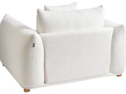 Sofasæt 5 personers LUVOS Boucle Cremehvid