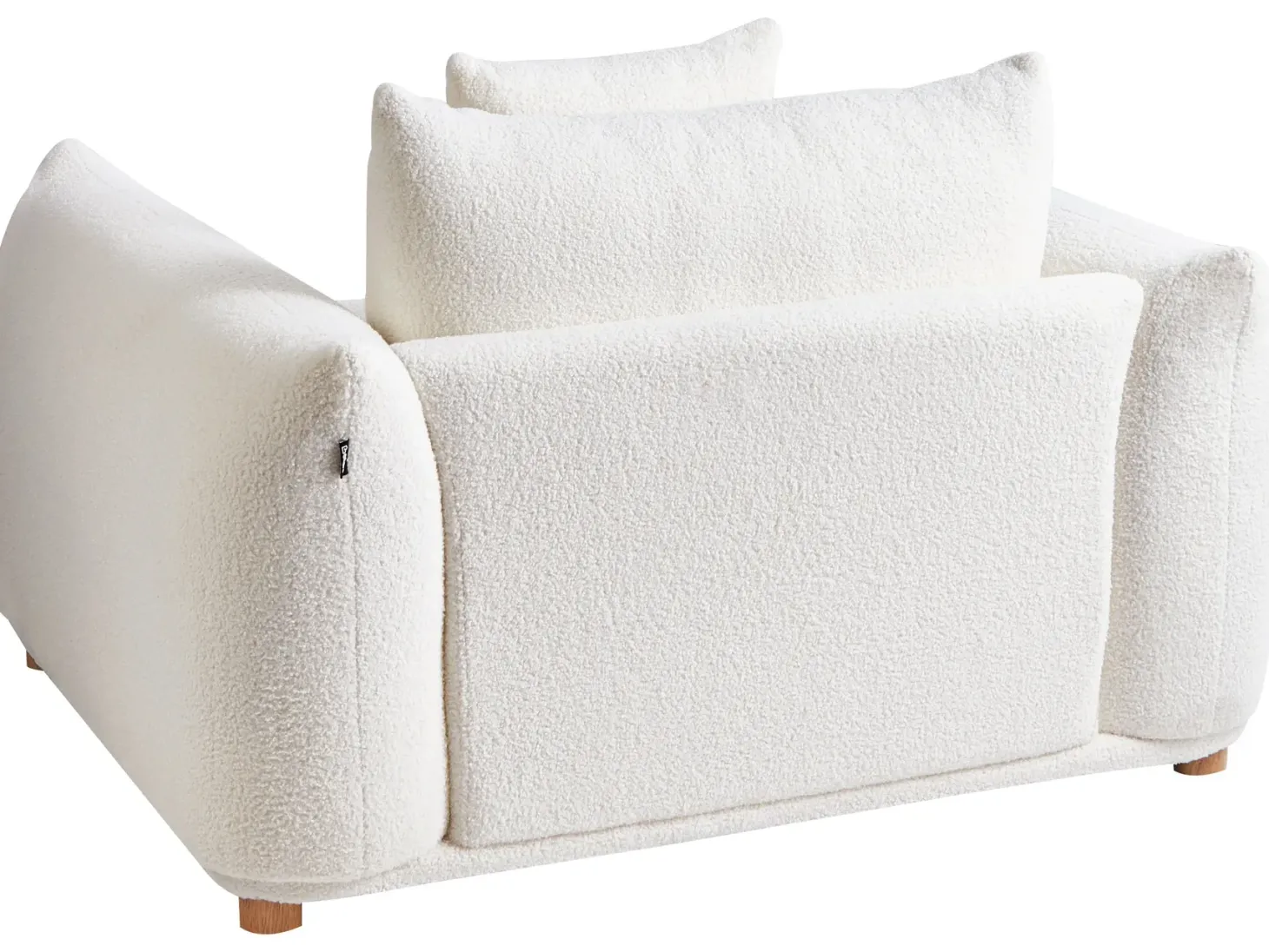Sofasæt 5 personers LUVOS Boucle Cremehvid