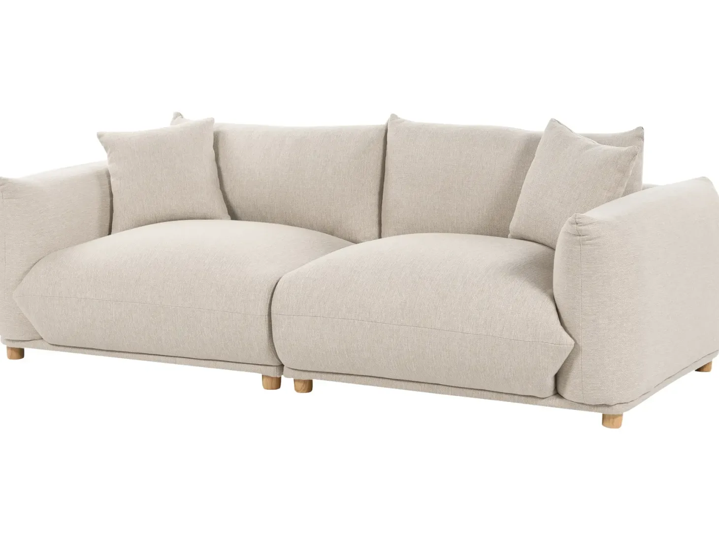Sofasæt 5 personers LUVOS Lys Beige