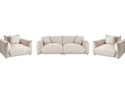 Sofasæt 5 personers LUVOS Lys Beige
