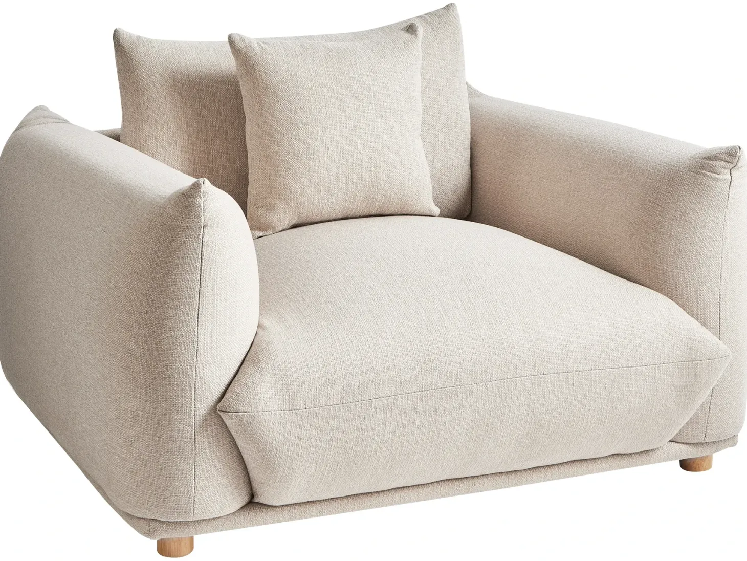 Sofasæt 5 personers LUVOS Lys Beige