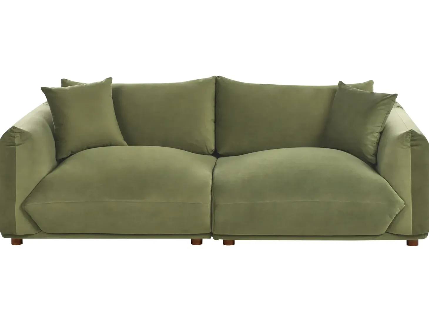 Sofasæt 5 personers LUVOS Velour Grøn