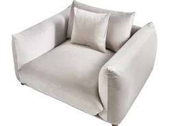 Sofasæt 5 personers LUVOS Velour Brungrå