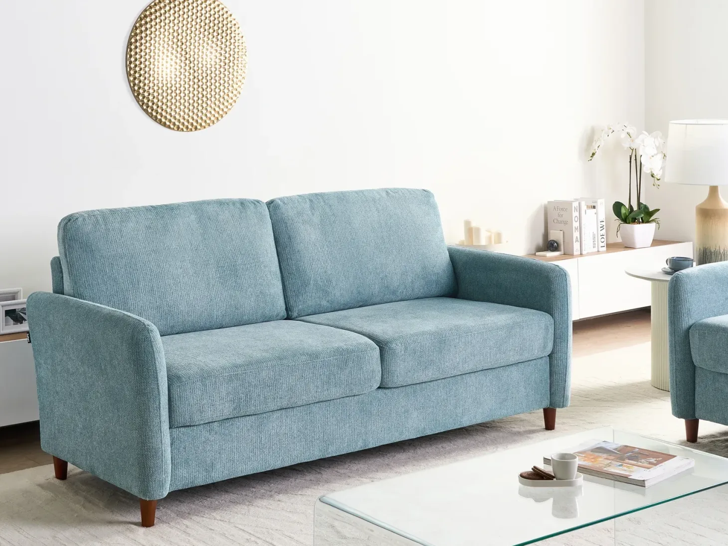 Sofasæt 5 personers MARE Blå med opbevaring