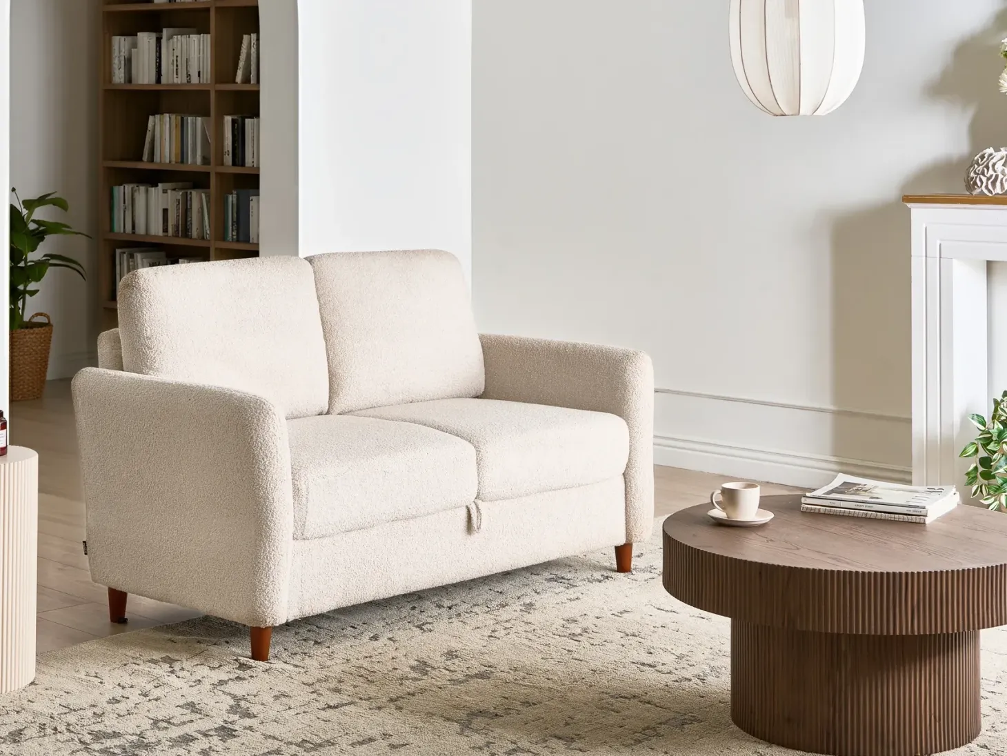 Sofasæt 5 personers MARE Boucle Beige