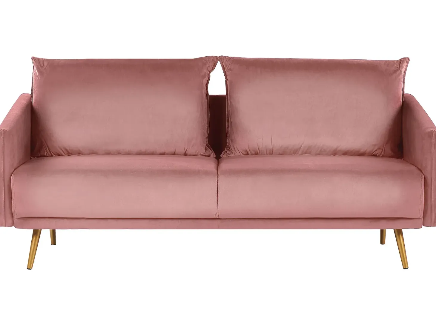 Sofasæt 5 personers MAURA Velour Lyserød