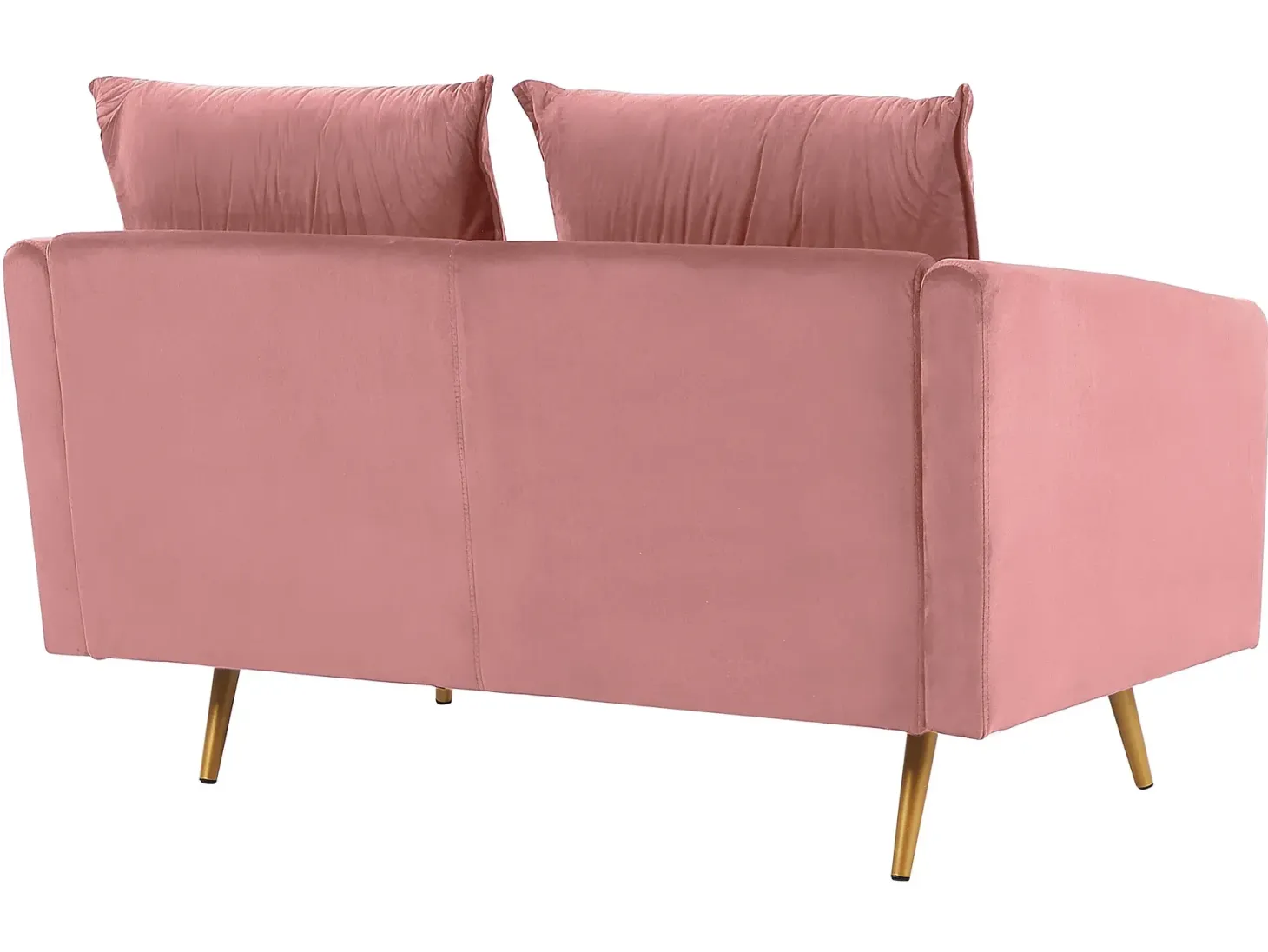 Sofasæt 5 personers MAURA Velour Lyserød