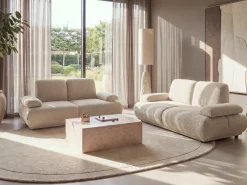 Sofasæt 5 personers NACKA Boucle Beige