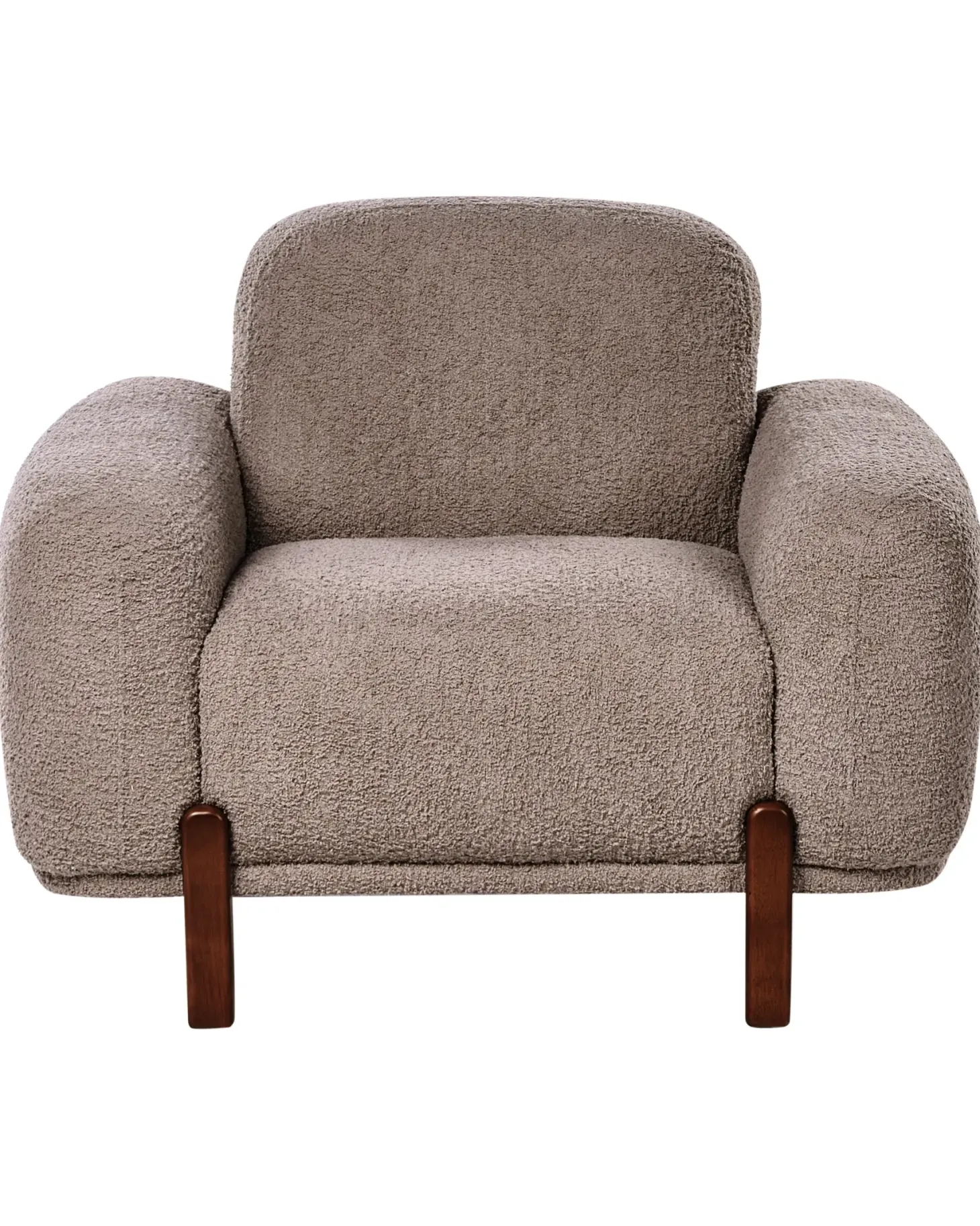 Sofasæt 4 personers ODNES Boucle Brungrå