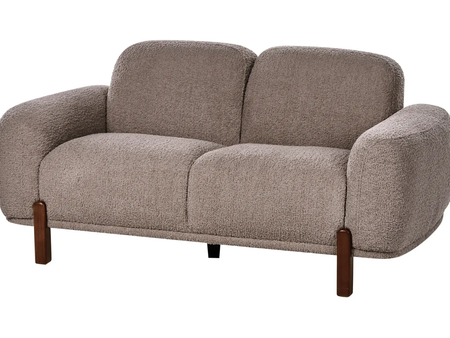 Sofasæt 4 personers ODNES Boucle Brungrå