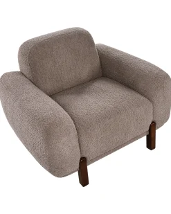 Sofasæt 4 personers ODNES Boucle Brungrå