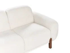 Sofasæt 4 personers ODNES Boucle Hvid