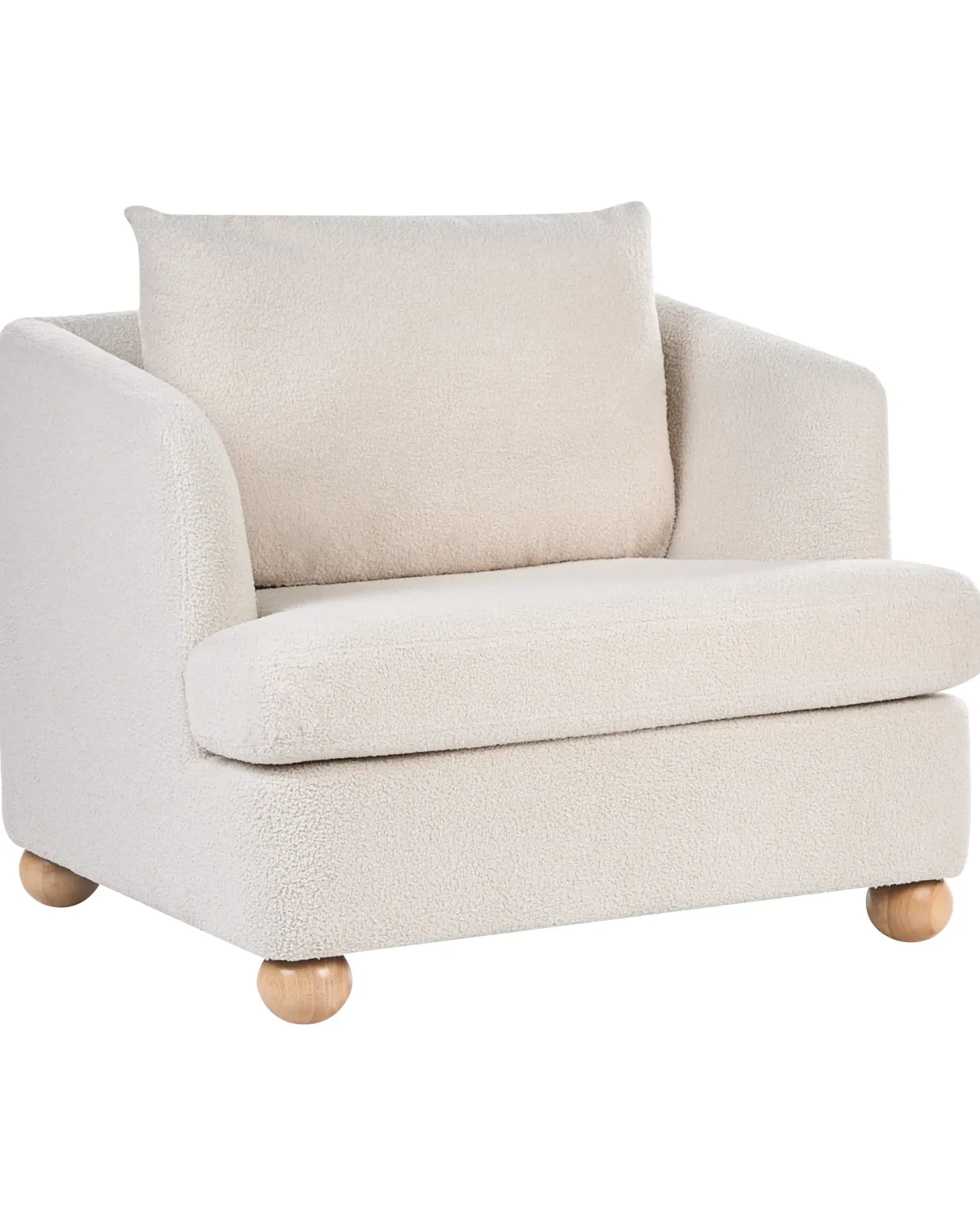 Sofasæt 6 personers RATTVIK Boucle Cremehvid