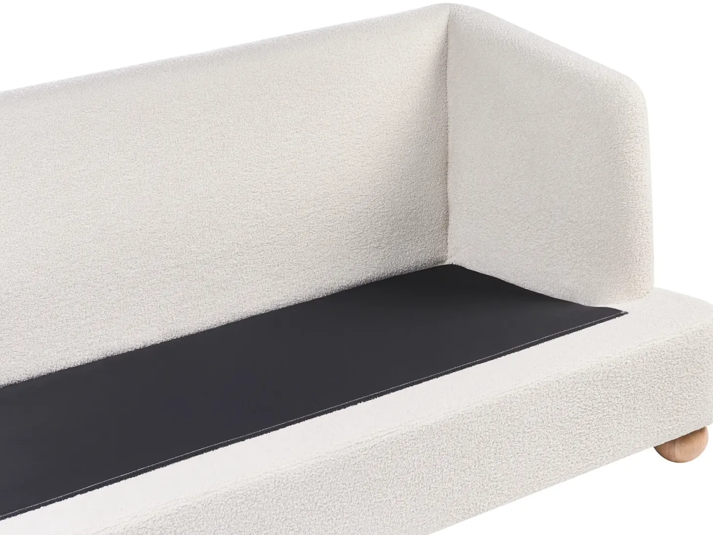 Sofasæt 6 personers RATTVIK Boucle Cremehvid