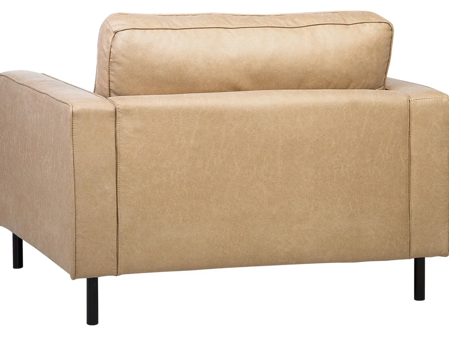 Sofasæt 4 personers SAVALEN Kunstlæder Beige