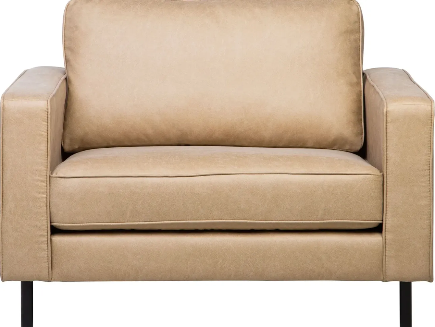 Sofasæt 4 personers SAVALEN Kunstlæder Beige