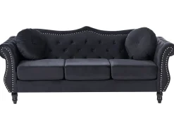 Sofasæt 5 personers SKIEN Velour Sort