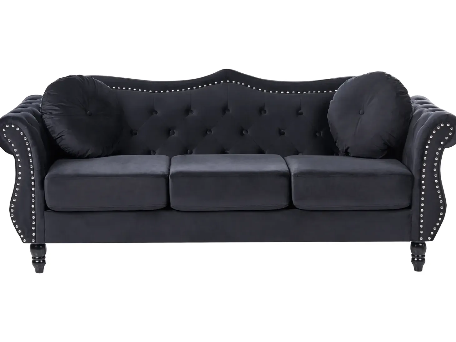 Sofasæt 5 personers SKIEN Velour Sort