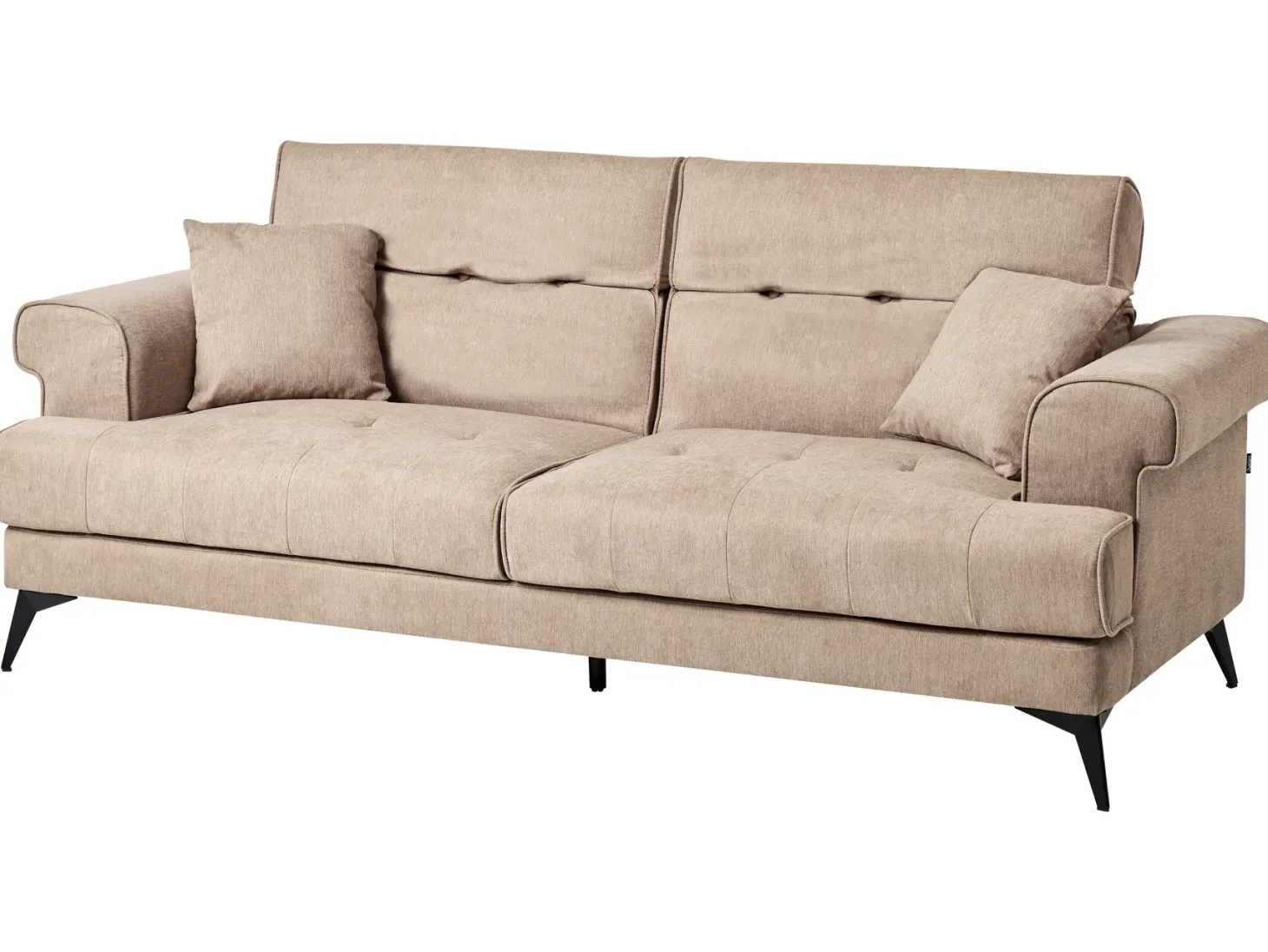 Sofasæt 5 personers SKIVE Lysebrun