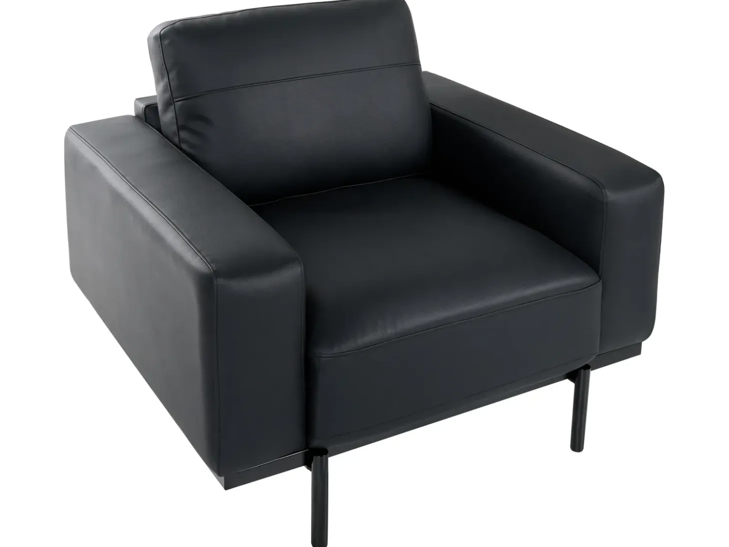 Sofasæt 6 personers SOVIK Kunstlæder Sort