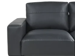 Sofasæt 6 personers SOVIK Kunstlæder Sort