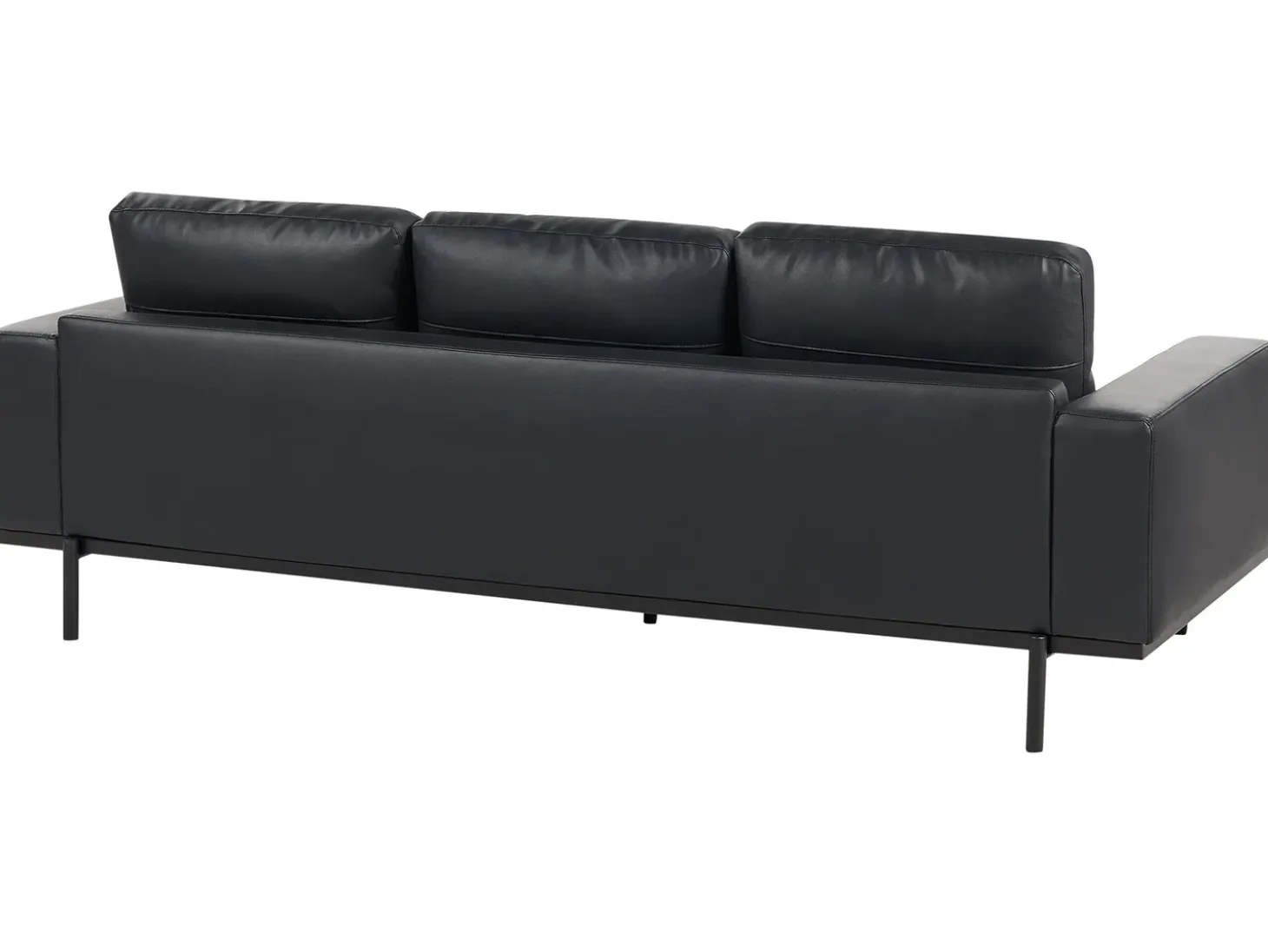 Sofasæt 6 personers SOVIK Kunstlæder Sort