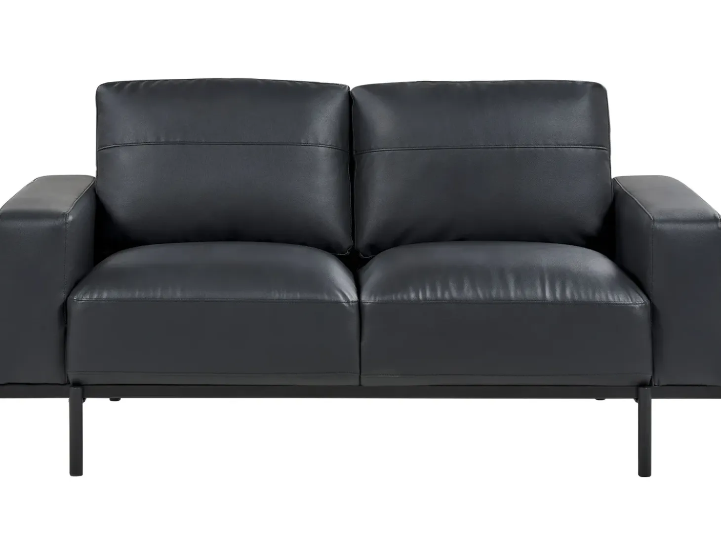 Sofasæt 6 personers SOVIK Kunstlæder Sort