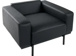 Sofasæt 6 personers SOVIK Kunstlæder Sort