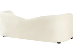 Sofasæt 5 personers VELTADA Velour Cremehvid