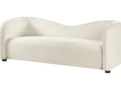 Sofasæt 5 personers VELTADA Velour Cremehvid
