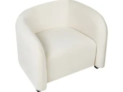 Sofasæt 5 personers VELTADA Velour Cremehvid