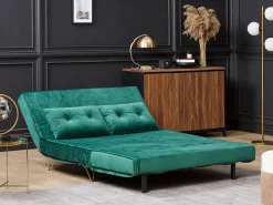 Sofasæt 3 personers VESTFOLD Velour Mørkegrøn