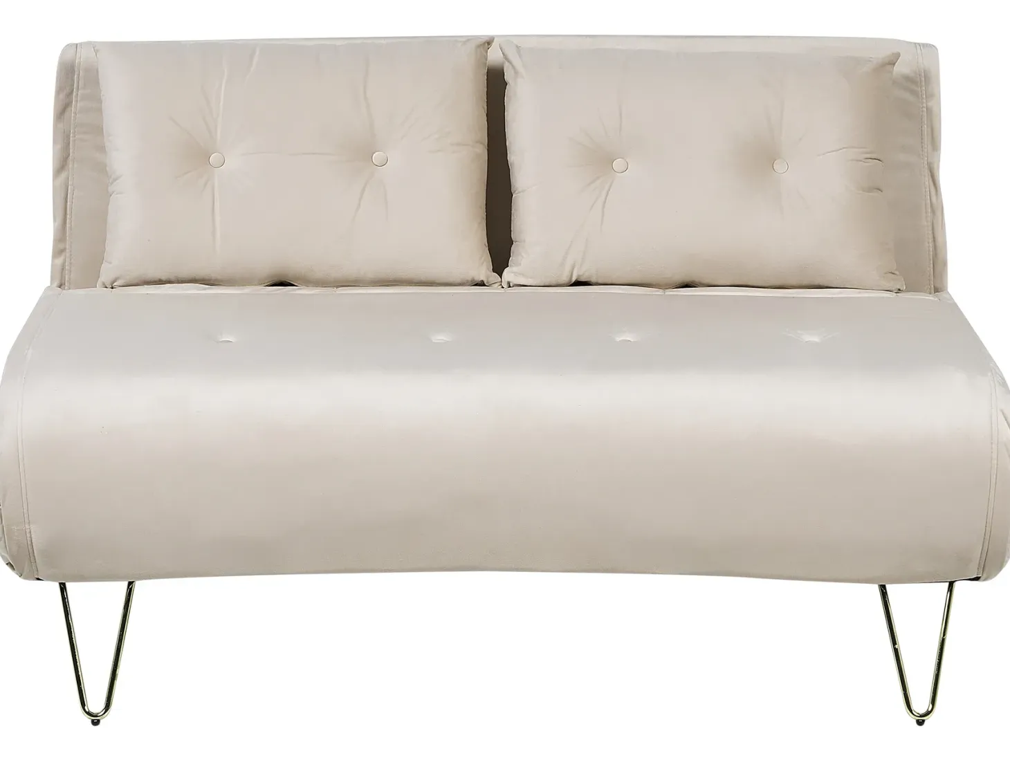 Sofasæt 3 personers VESTFOLD Velour Beige