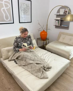 Sofasæt 3 personers VESTFOLD Velour Beige