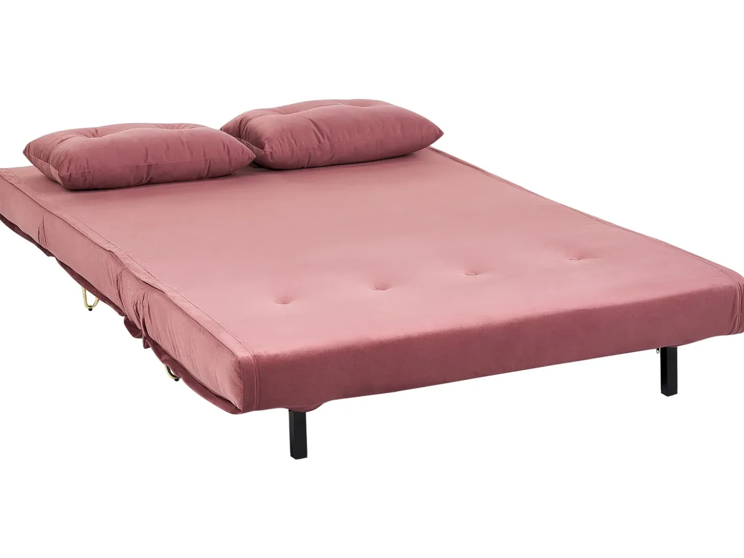 Sofasæt 3 personers VESTFOLD Velour Lyserød