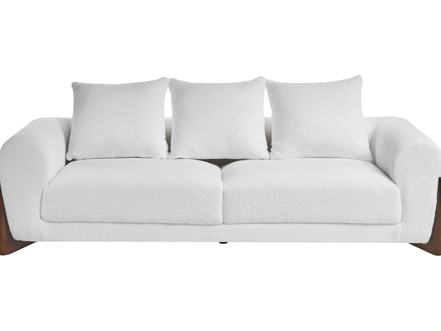 Sofasæt 6 personers VINLIDEN Boucle Hvid