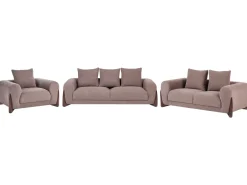 Sofasæt 6 personers VINLIDEN Boucle Brun