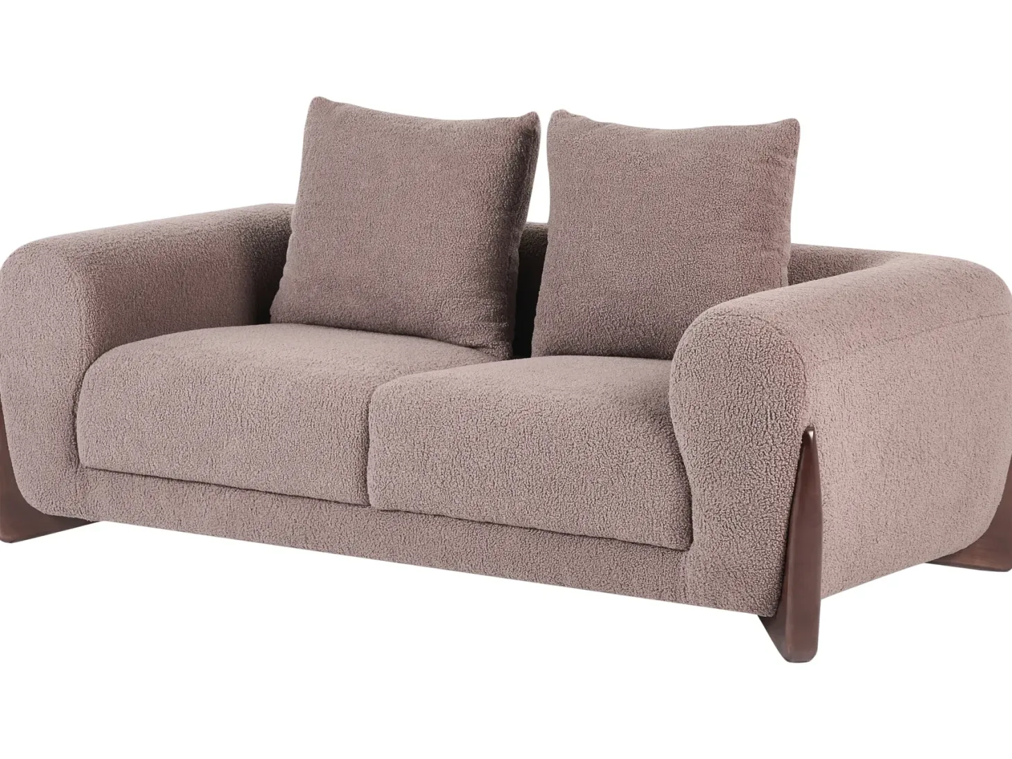 Sofasæt 6 personers VINLIDEN Boucle Brun