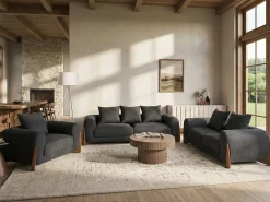 Sofasæt 6 personers VINLIDEN Sort