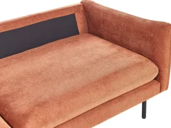 Sofasæt 5 personers VINTERBRO Chenille Guldbrun med fodskammel