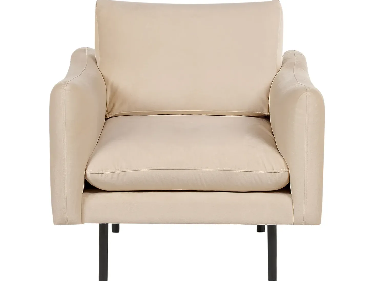 Sofasæt 5 personers VINTERBRO Velour Beige med fodskammel