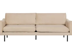 Sofasæt 5 personers VINTERBRO Velour Beige med fodskammel