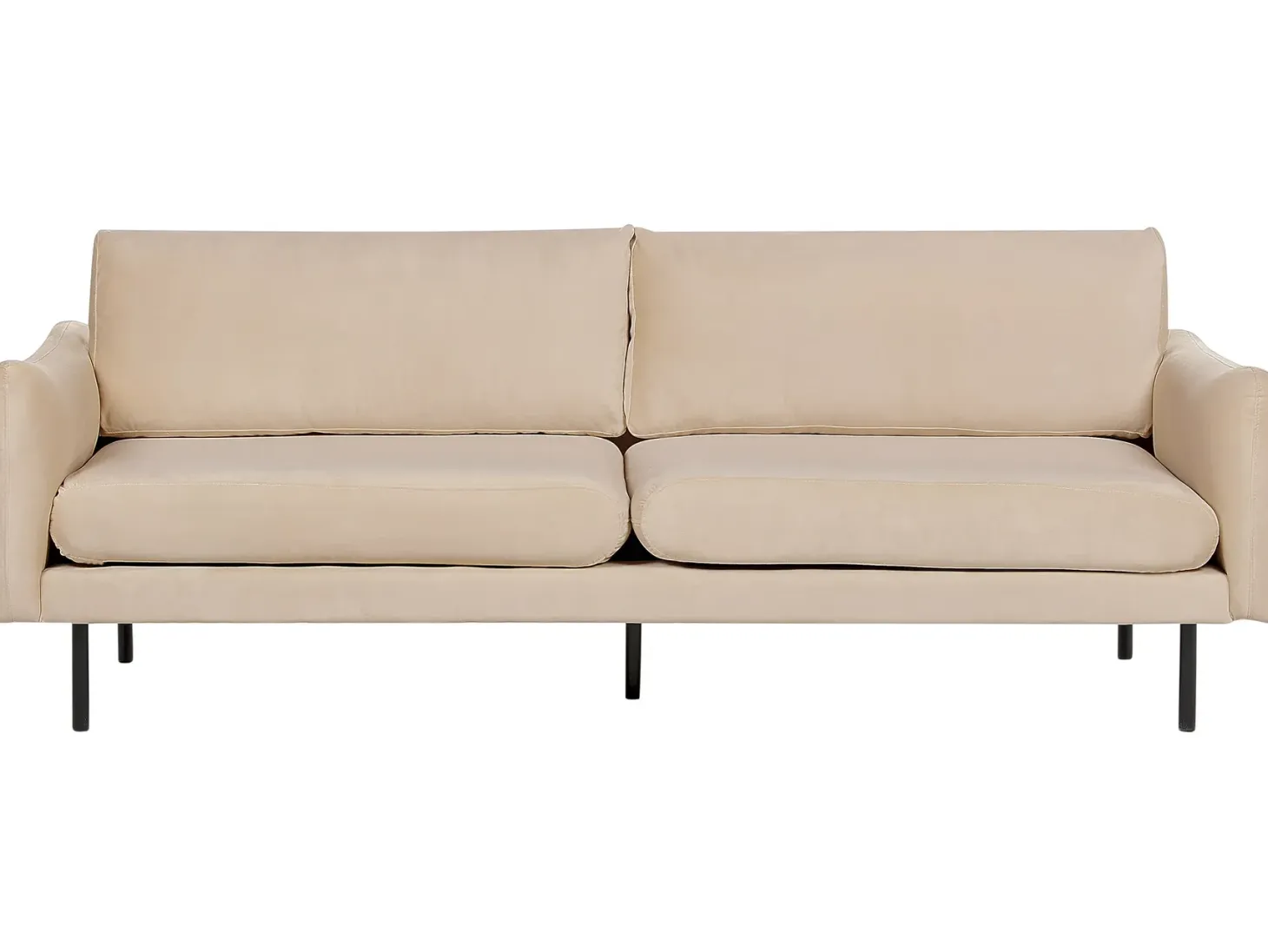 Sofasæt 5 personers VINTERBRO Velour Beige med fodskammel