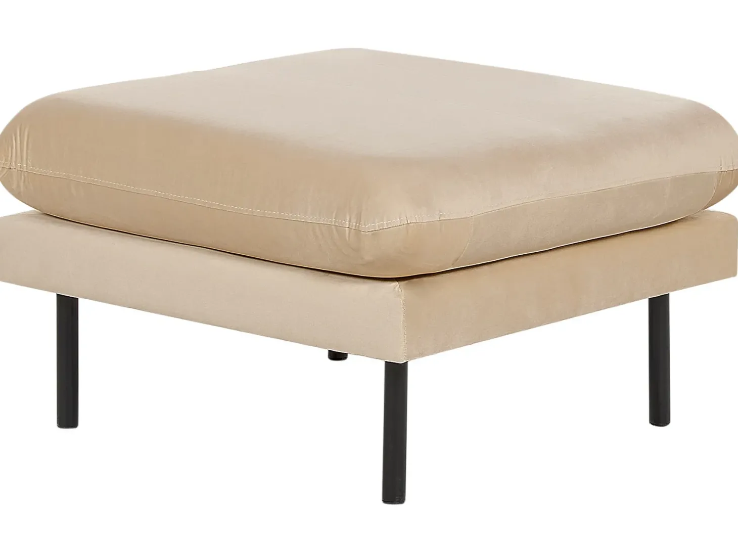 Sofasæt 5 personers VINTERBRO Velour Beige med fodskammel