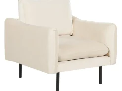 Sofasæt 5 personers VINTERBRO Velour Lys Beige med fodskammel