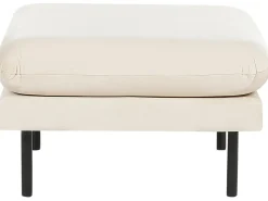 Sofasæt 5 personers VINTERBRO Velour Lys Beige med fodskammel