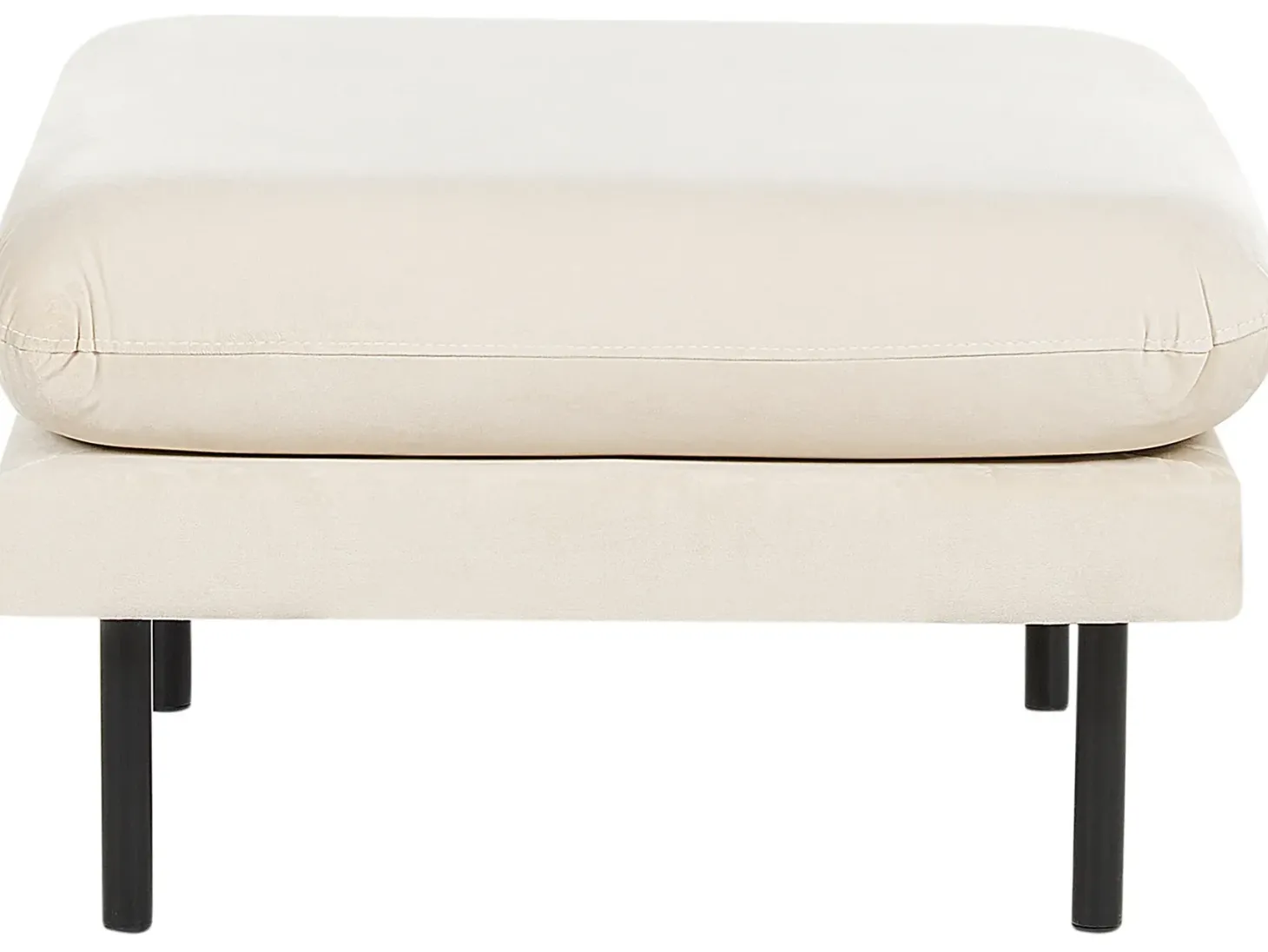 Sofasæt 5 personers VINTERBRO Velour Lys Beige med fodskammel